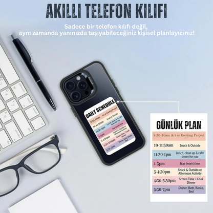 iPhone Akıllı Kılıf – NFC Dijital Ekranlı, Kişiselleştirilebilir